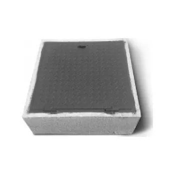 poklop Betonový nástavec s ocelovým poklopem 600/600/300mm