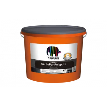 Omítka CAPAROL silikonová omítka s uhlíkovým vláknem CARBOPOR Reibputz K20 20 kg B (zrnitá, bílá)