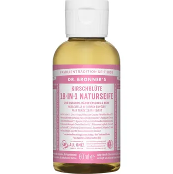 Mýdlo Dr. Bronner´s Tekuté universální mýdlo ALL-ONE! Cherry Blossom 60ml Dr. Bronner's