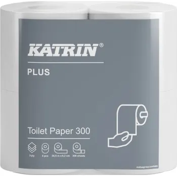 Toaletní papíry Papír toaletní Katrin Plus - 3 vrstvý / 4 ks