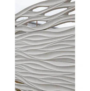 Plot REMU Betonový plot - panel VLNKA průhledná (50x200x4 cm) jednostr. přírodní