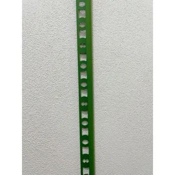 Stavební profil CELOX ukončovací profil oblý uzavřený 8mm zelený