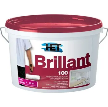 Stavební chemie Interiérová omyvatelná barva HET BRILLANT 100 15+3kg
