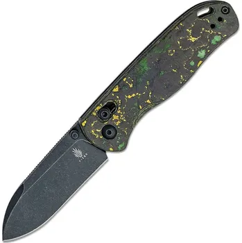 kapesní nůž Kizer Ki3619A1 Drop Bear Toxic Storm kapesní nůž 7,6 cm, Black Stonewash, FAT Carbon