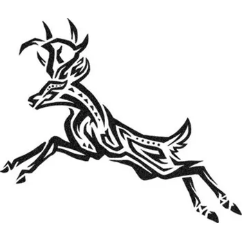 Odstranitelné tetování Jelen - tribal nalepovací tetování