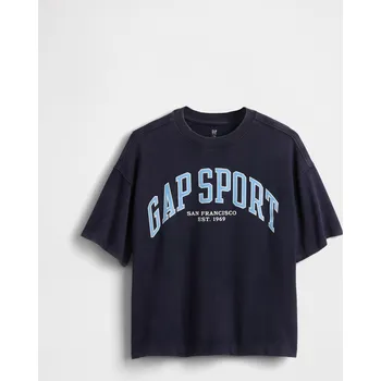 Chlapecké tričko Dětské oversize tričko Gap Sport - Kluci GAP černá 3332865