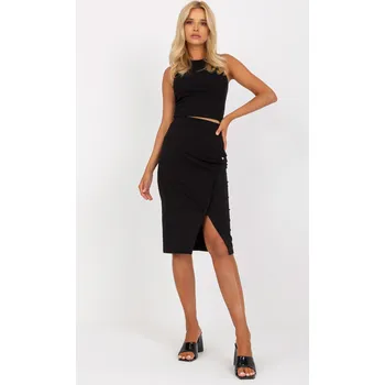 Dámská sukně Skirt-RV-SD-7847.80-black BASIC Feel Good černá 3295526