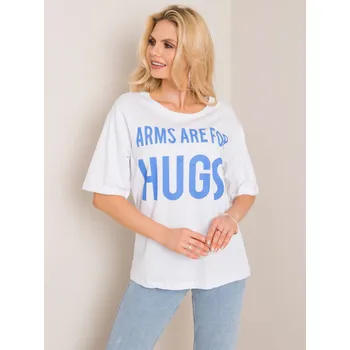 Dámské tričko T-shirt-157-TS-3758.64-white RUE PARIS bílá 3291160