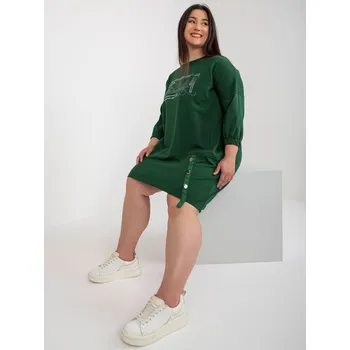 Dámská tunika Tunic-RV-TU-7505.15-dark green RELEVANCE zelená 3300990