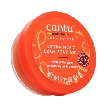 Stylingový přípravek Cantu Shea Butter Firm Hold Edge Stay Gel gel na vlasy pro vytvoření dokonalých copánků 64 g