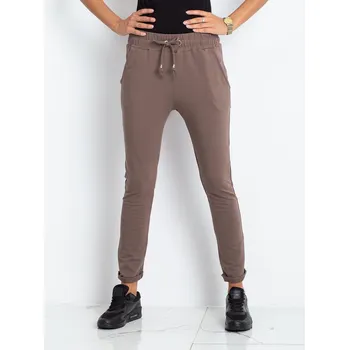 Sweatpants-RV-DR-3698.08X-brown BASIC Feel Good hnědá 3291093