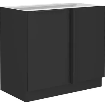 Obývací stěna Spodní skříňka, černá, SIBER 105 ND 1F BB