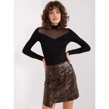 Dámská halenka Blouse-RV-BZ-9203.87P-black BASIC Feel Good černá 3299342