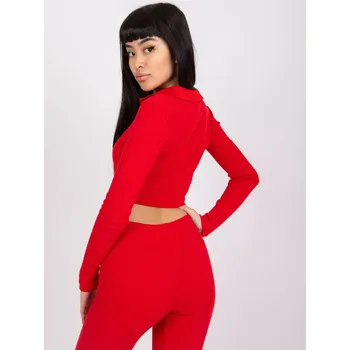 Dámská košile Blouse-RV-BZ-7563.02-red RUE PARIS červená 3294078