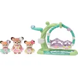 Sylvanian Families Jelínci na květinové houpačce