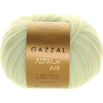 Příze Gazzal Alpaca Air 100 zelenkavá
