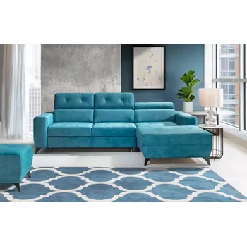 Sedací souprava Kožená rohová sedací souprava Portland