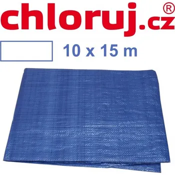 Krycí plachta Krycí plachta s oky, modrá, 10x15 m Standard