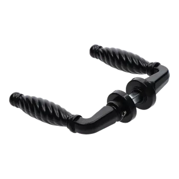 Dveřní kování KOVIAN, s.r.o. Klika Al, na profil 35-55mm, černá