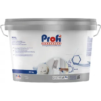 barva na zeď PROFI BAU Interiérová barva se zvýšenou bělostí PROFI MAL 20kg