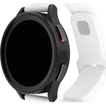 Chytré hodinky FIXED set silikonových řemínků s Quick Release 20mm pro smartwatch bílý