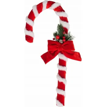 Vánoční dekorace Boltze Vánoční dekorace Měkká vánoční hůl VELVY, 40 cm