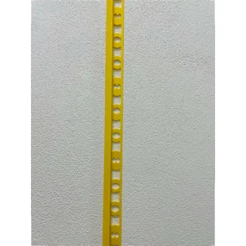 Stavební profil CELOX ukončovací profil oblý uzavřený 8mm žlutý