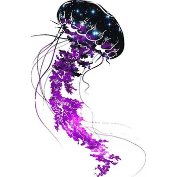 Odstranitelné tetování Galaktická medúza - nalepovací tetování