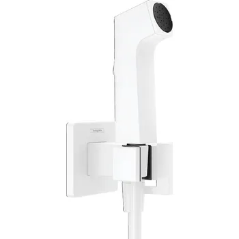 Hansgrohe Bidette baterie s bidetovou sprchou pod omítku bílá 29233700