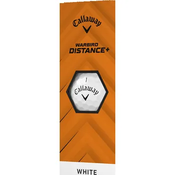 Golfový míček CALLAWAY Warbird Distance+ 25 golfové míčky - bílé (3 ks)