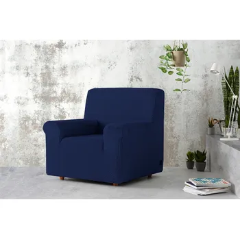 Napínací potah PovlečemeVás Napínací potah na křeslo modrý