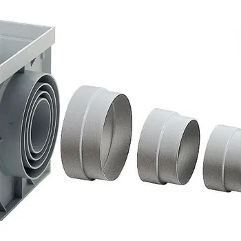 revizní šachta ITADECO Redukce odtoku kanálové šachty Ø 75mm