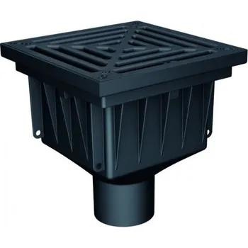 Odvodňovací žlab MEA PARK Bodová dvorní vpusť svislá DN100, s litinovým roštem B125kN