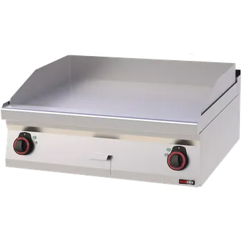 Kuchyňský gril Grilovací deska 80x51 elektrická hladká bez podestavby 400 V | REDFOX - FTH 70/08 E