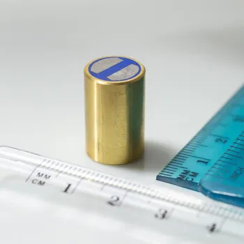 Magsy Magnetická čočka válcová mosazná s tolerancí h6 pr. 13 x výška 20 mm