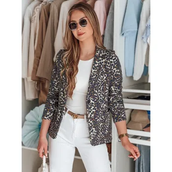 Dámská taliovaná marynarka MARABELL DStreet hnědá 3279793