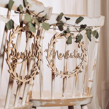 Svatební dekorace Dědova dílna Květinový kruh nevěsta a ženich / bříza Nevěsta/Ženich: Nevěsta