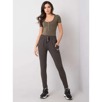 Sweatpants-RV-DR-5773.18X-dark khaki RELEVANCE hnědá 3291528