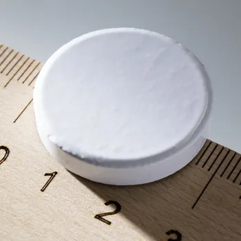 Dekorativní magnet Magsy Barevný magnet kulatý pr.26x5 bílý Počet kusů: 90 ks