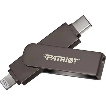 Ukládání dat Patriot iLuxe Stick C MFi 128GB USB 3.2 Lightning + USB-C Černá