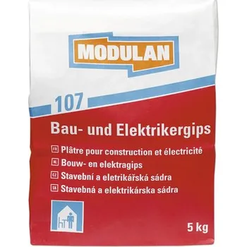 Sádra Stavební a elektrikářska sádra Modulan 107 5 kg