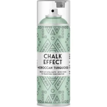 Barva ve spreji Akrylový sprej s křídovým efektem, MOROCCAN TURQUOISE - OCEÁNSKÁ MODRÁ, 400 ml, 1 kus