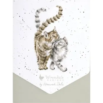 Sada přání a obálek, 8 ks - Kočky