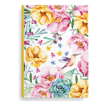 Dětské zboží Kniha záznamní A5 - linka / 100 l / květy