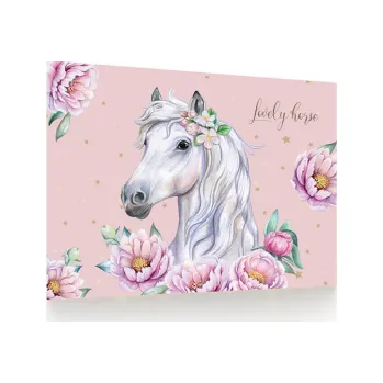 Pracovní podložka s obrázkem - Kůň romantic / 60 x 40 cm