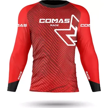 cyklistický dres Long Sleeve Jersey Race Series R - red