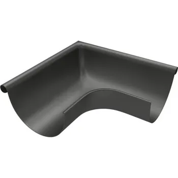 okap KJG vnější roh 330 FeZn RAL 9005 ČERNÁ