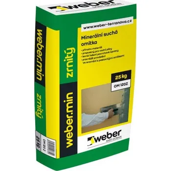 Omítka Webermin zrnitá omítka 1mm bílá, 25kg