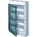 Rozvodnice 72-modulů na povrch (4x18) Mistral65 průhledná dvířka IP65 ABB 1SLM006501A1209