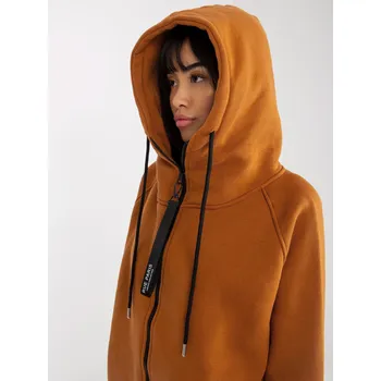 Dámská mikina Sweatshirt-AP-BL-AP-3003.59-light brown RUE PARIS hnědá 3295644